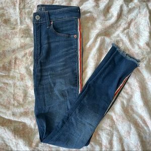 Abercrombie & Fitch Simone High Rise Ankle Jeans